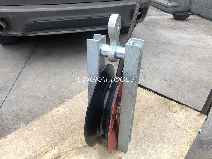 Bloque de polea de la secuencia del cable de la cuerda de alambre para el bloque de torneado de alta velocidad del conductor