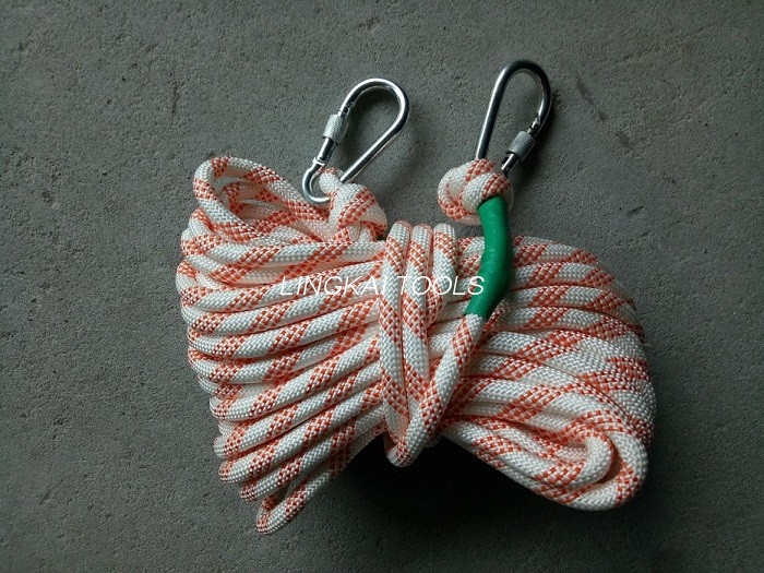 Cuerda de nylon trenzada doble de alta resistencia en la línea de transmisión de poder tendido del conductor