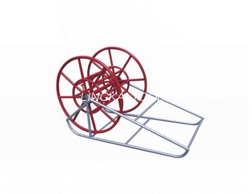 Soporte de carrete de cuerda de alambre, tambor de cable, soporte de pago para tirar de la cuerda de alambre