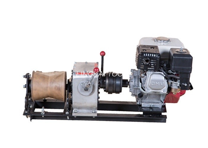 1 tonelada de herramientas de tracción de cable de gasolina Pequeño cabrestante con Honda GX160 5.5hp