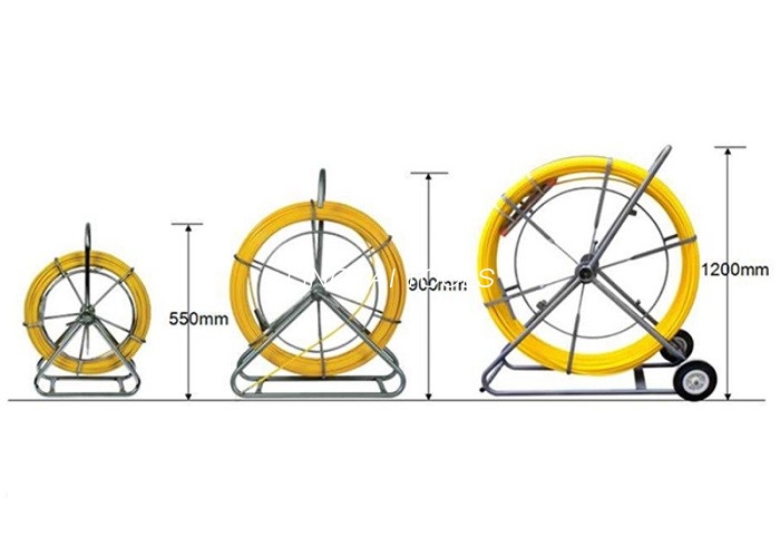 El cable subterráneo de la perforación de FRP equipa el conducto Roces de 6 milímetros para el proyecto de telecomunicaciones