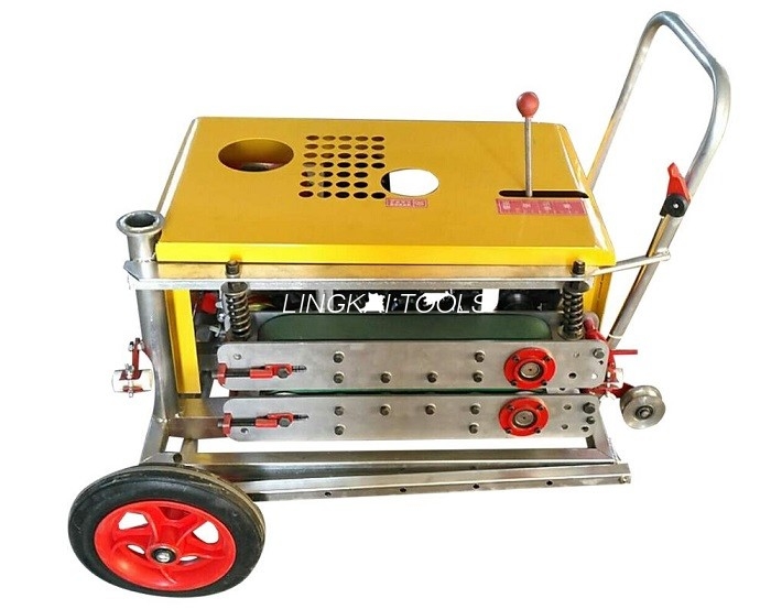 Máquina de transporte de cable amarillo para extractor de cable, máquina de colocación de alambre eficiente