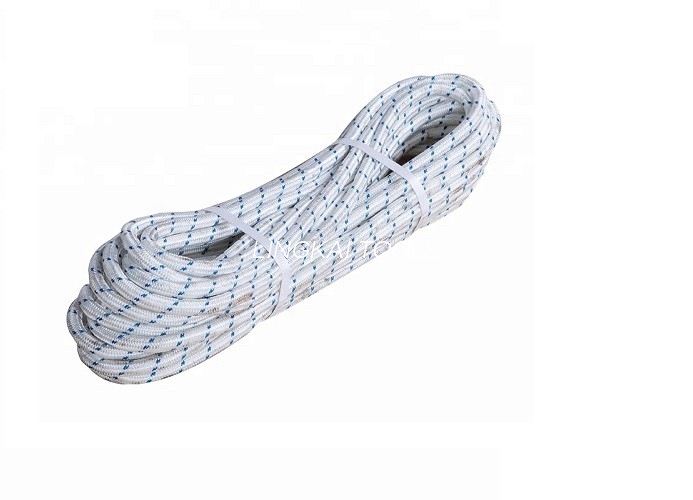 Cuerda de nylon trenzada aislada seda doble, cable del multicolor que tira de la cuerda