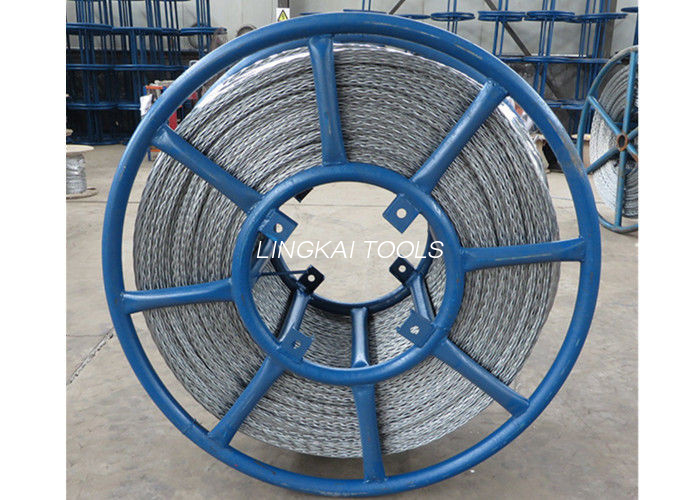 Cable galvanizado hexagonal que tira del dispositivo de cuerda de alambre anti torcido con 6 cuadrados