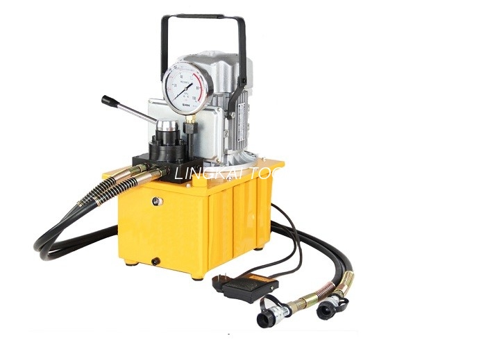 Bomba hidráulica eléctrica de doble actuación HBB-700AB Herramienta de tipo de válvula manual