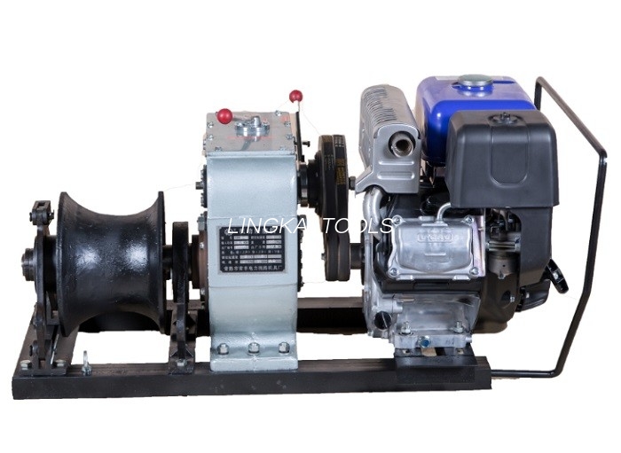 Tirador del torno del cable de gasolina con motor Honda/YAMAHA para la construcción del poder