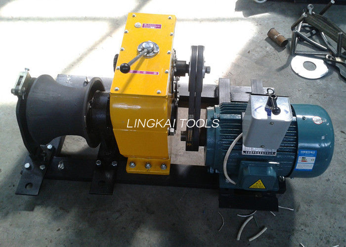 JJM8D Modelo 80 KN Cable Cable Winch Puller Capstan de gasolina Capstán para encadenar el cable