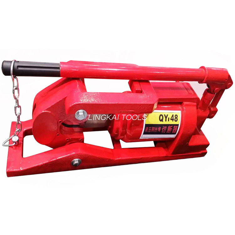 Capacidad hidráulica del aceite del cortador 0.3L del cortador de la cuerda de alambre de QY48 20T/del cable de acero