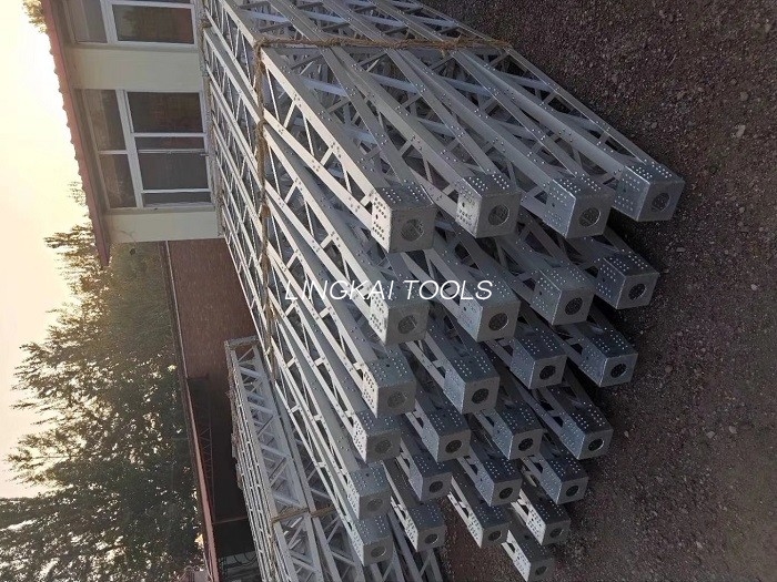 La erección de la torre de los cables aéreos del CE del ISO equipa la plataforma de trabajo del estilo del marco de la aleación de aluminio