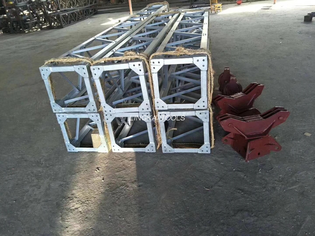 Herramientas de la erección de la torre de poste de ginebra de la torre de antena del estilo del marco para la línea eléctrica aérea