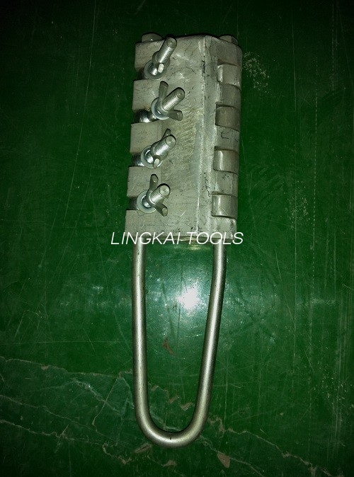 El cable de fibra óptica de la aleación de aluminio equipa el agarrador de fijación radial para el cable radial de OPGW