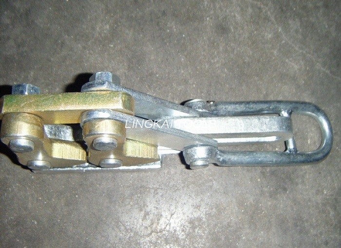 El filamento de acero 25-50GJ equipa el agarrador dual del cable de acero de la tierra de la leva SKDS/10 KN