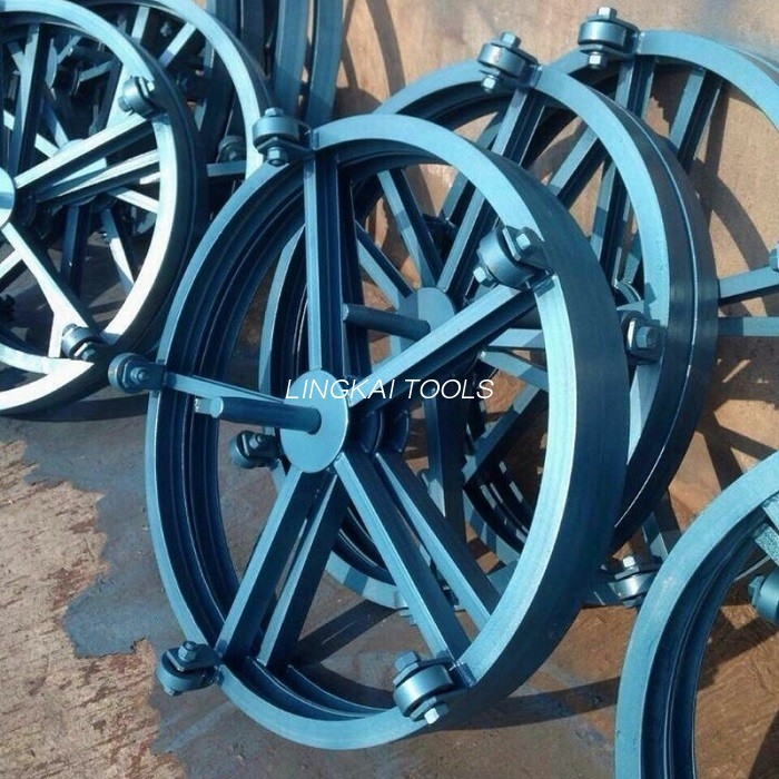 las herramientas subterráneos del cable del diámetro de 1000m m giran la placa giratoria vertical del tambor del desembolso del soporte de la placa de acero