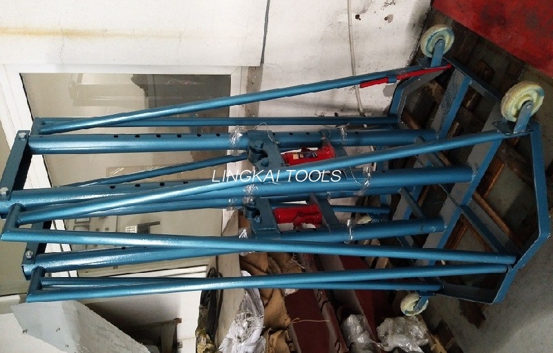 Soporte de tambor de cable hidráulico de alto rendimiento del soporte profesional del carrete de alambre de 5 toneladas/10 toneladas