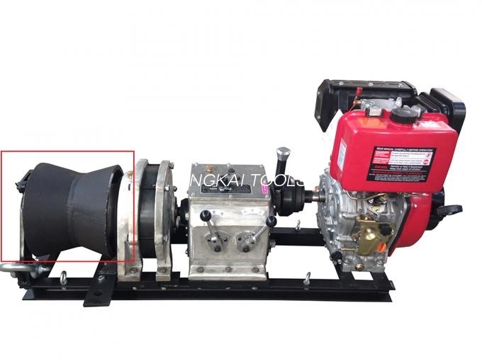 Tirador del cable de transmisión del motor diesel de velocidad rápida/alzamiento eléctrico del torno de la cuerda de alambre 5 toneladas