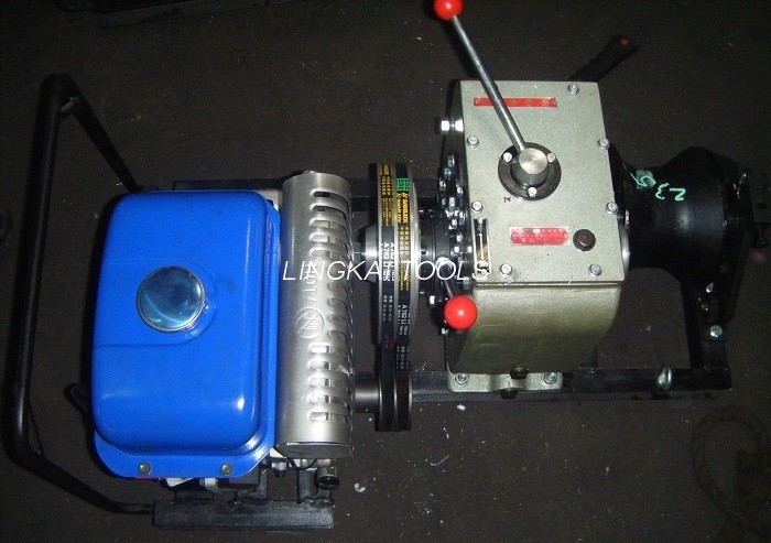gasolina de alta velocidad de la máquina de la polea del cable 200kg/torno de gasolina 5 toneladas
