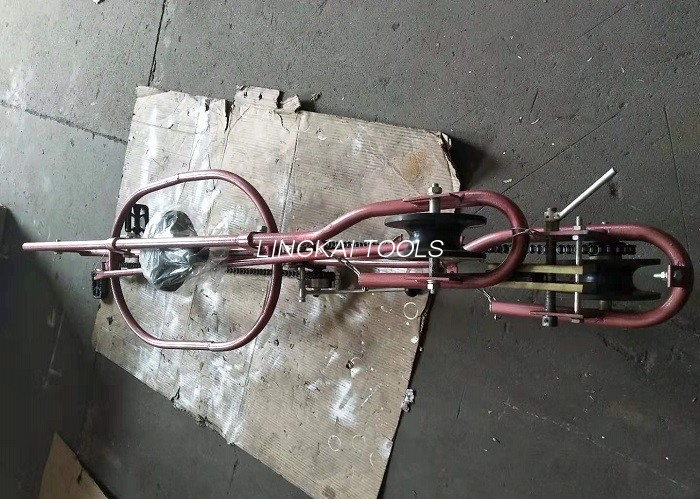 Tipo línea de transmisión de la bicicleta que ata la sola línea carretilla de las herramientas para inspeccionar