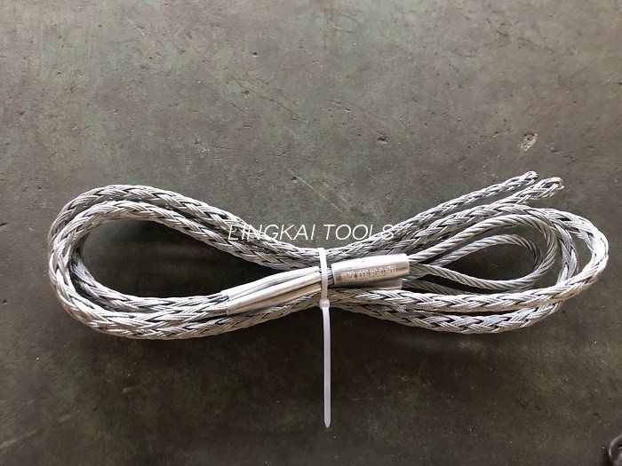 Juntas de calcetín de malla de OPGW ADSS del conector de la manga del cable de la cuerda de alambre de la línea eléctrica