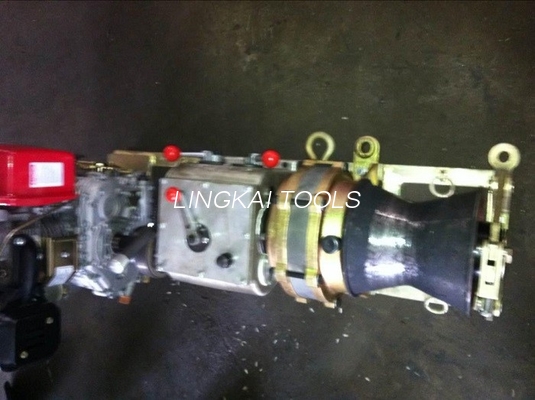 Pequeño torno conducido por eje del tirador del alambre 3 toneladas con el motor diesel 5HP